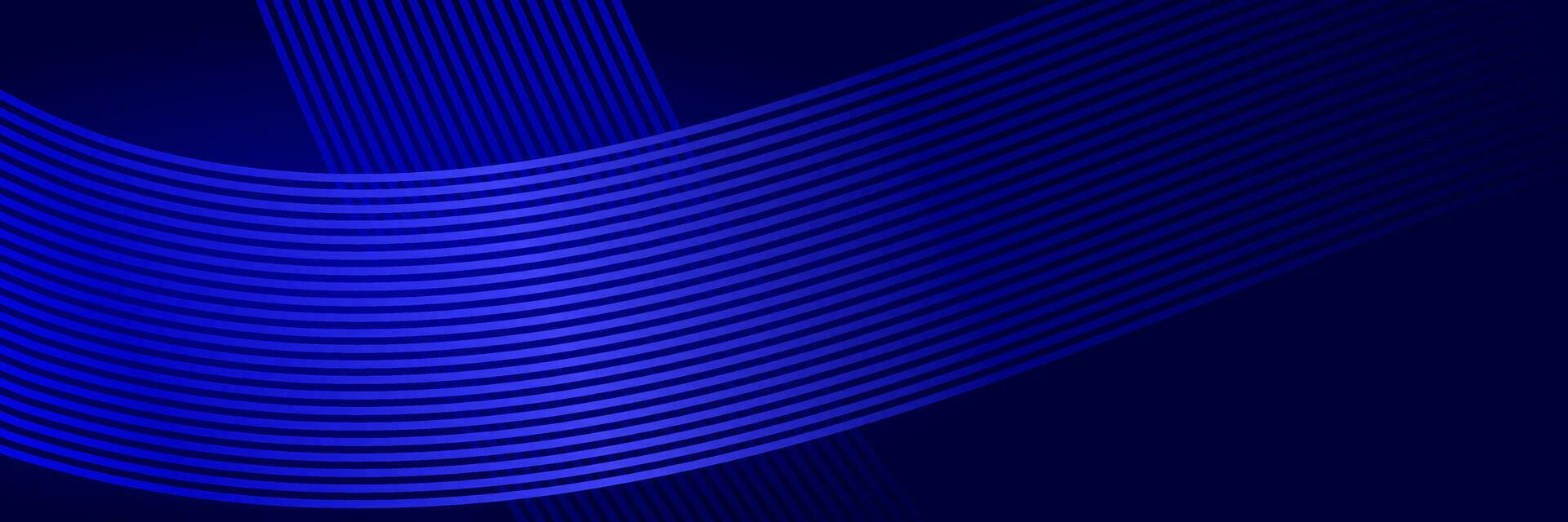 abstract elegant blue background with glowing lines vector