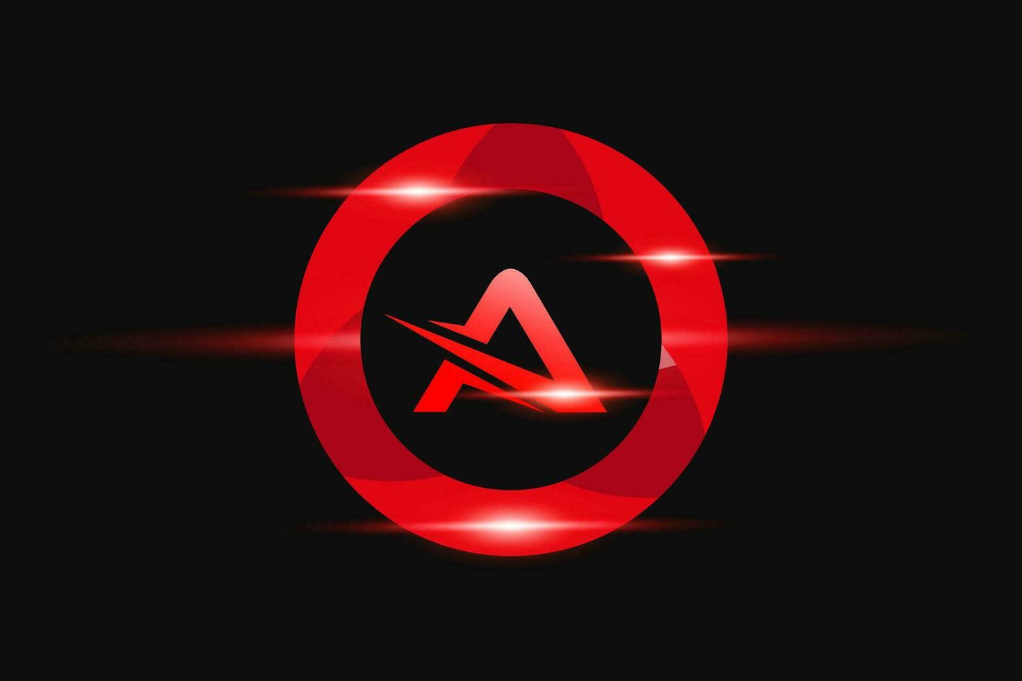 A Red logo Design. Vector logo design for business