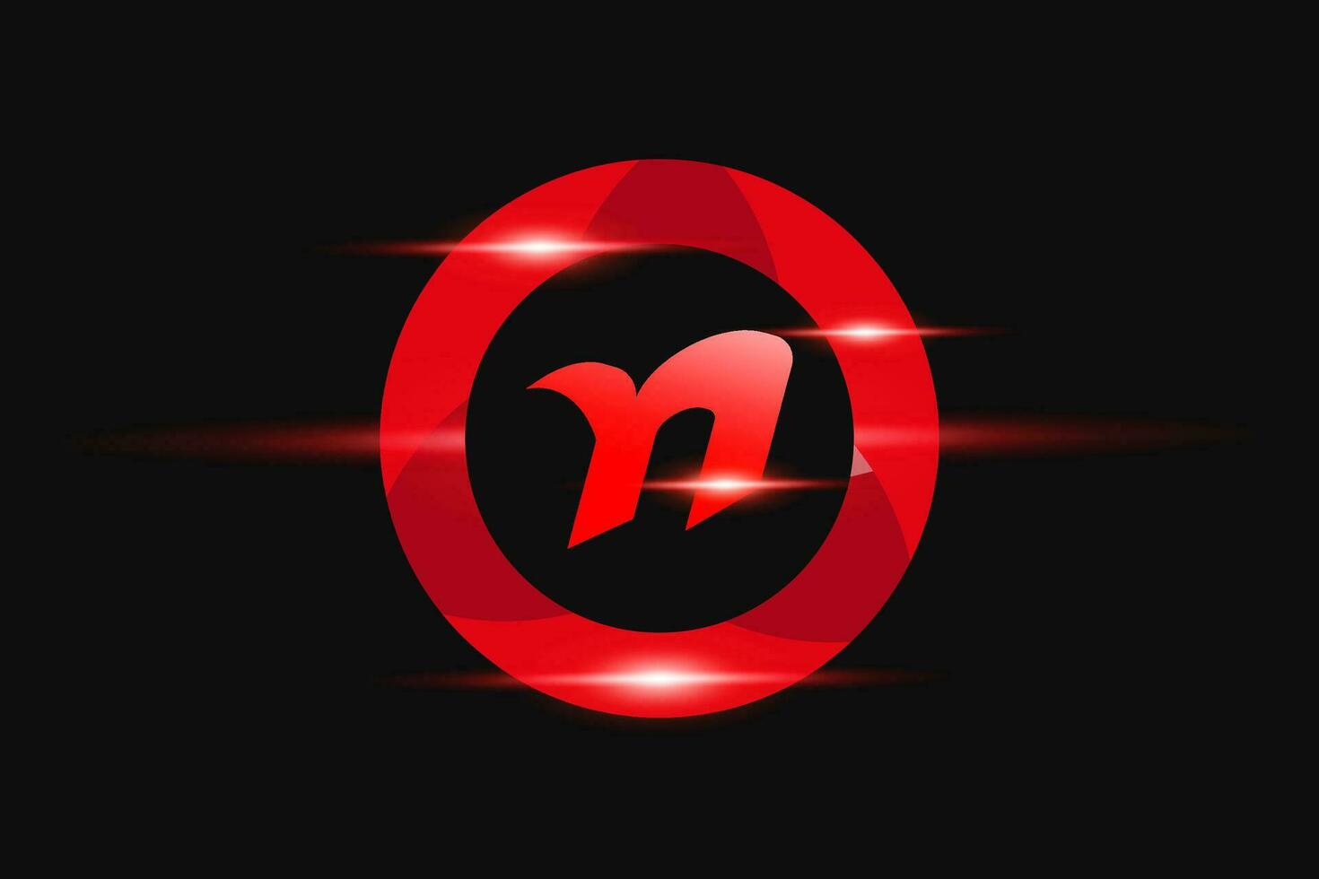 norte rojo logo diseño. vector logo diseño para negocio