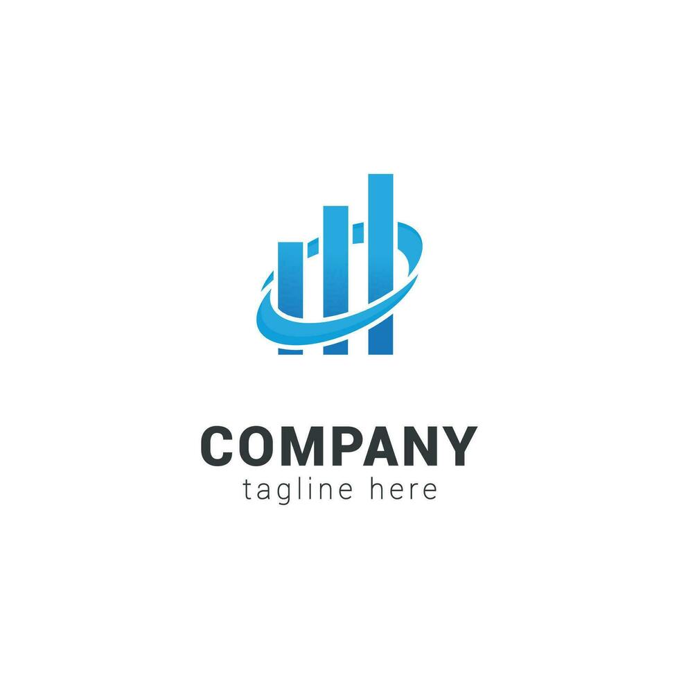 vector logo templet business design chart achievement graphic.