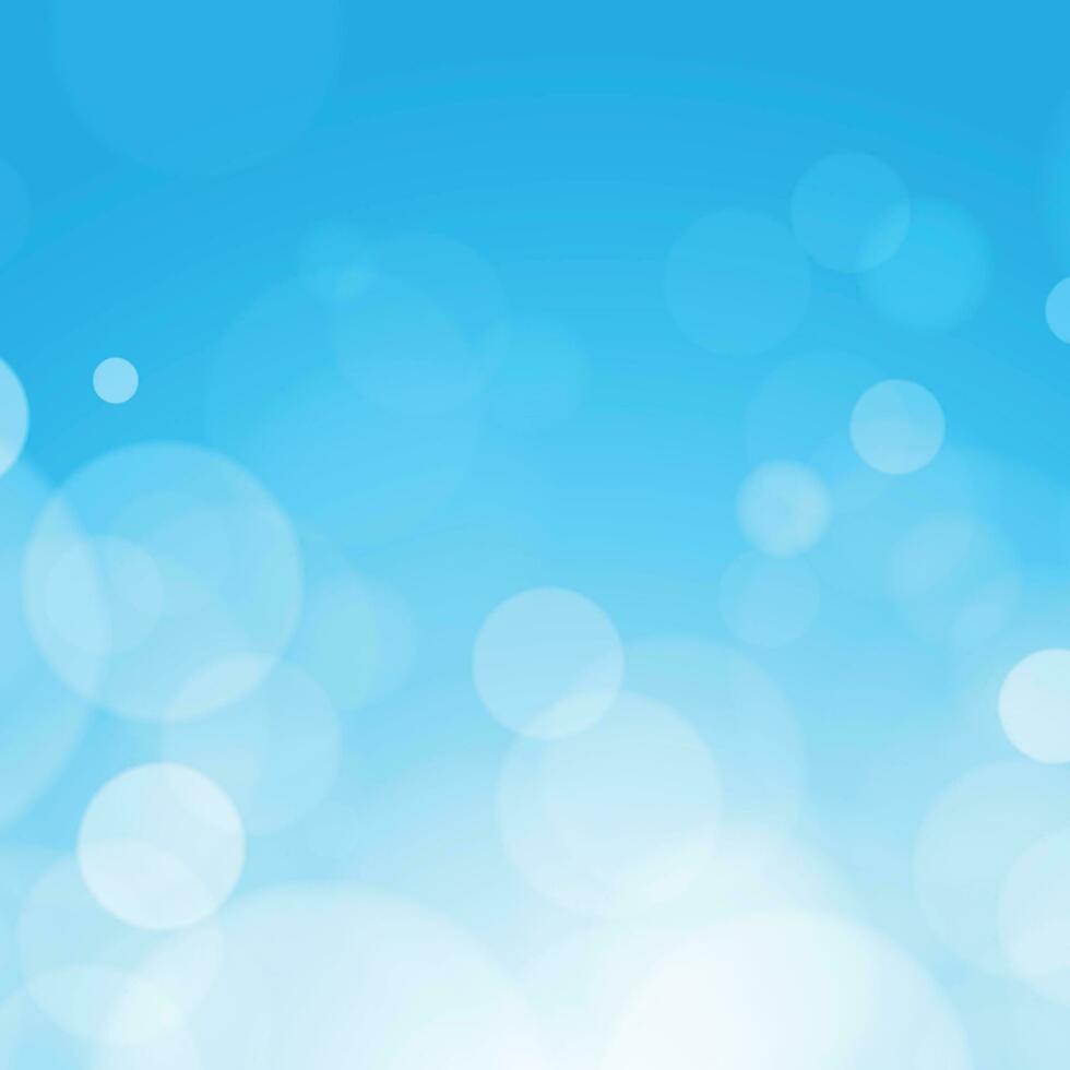 abstract gradient blue background with bokeh vector