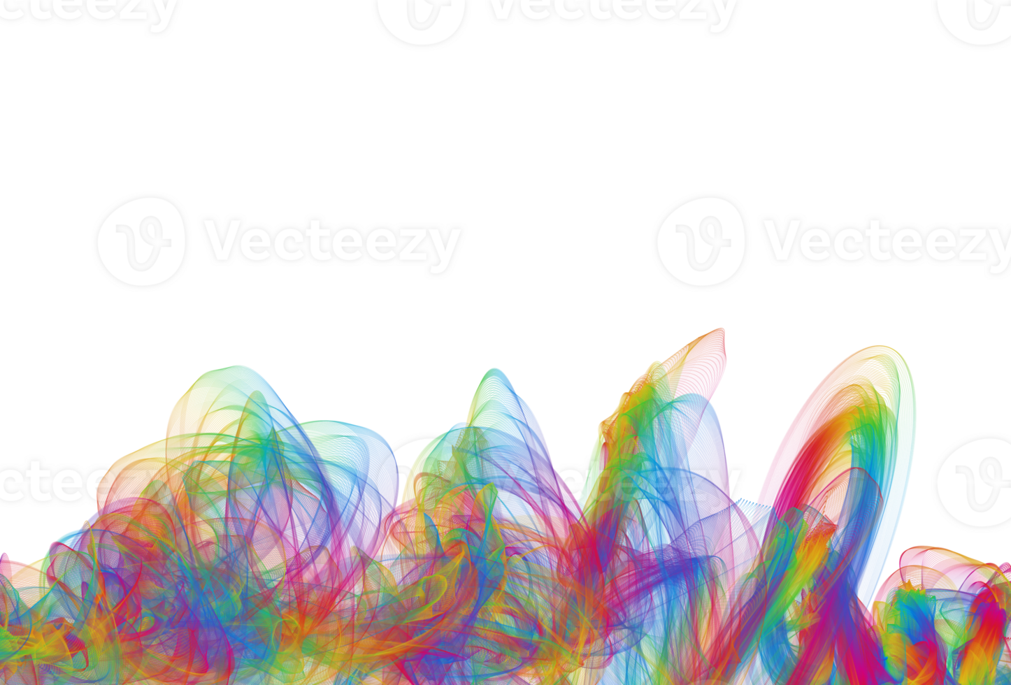 Pattern of rainbow lines png