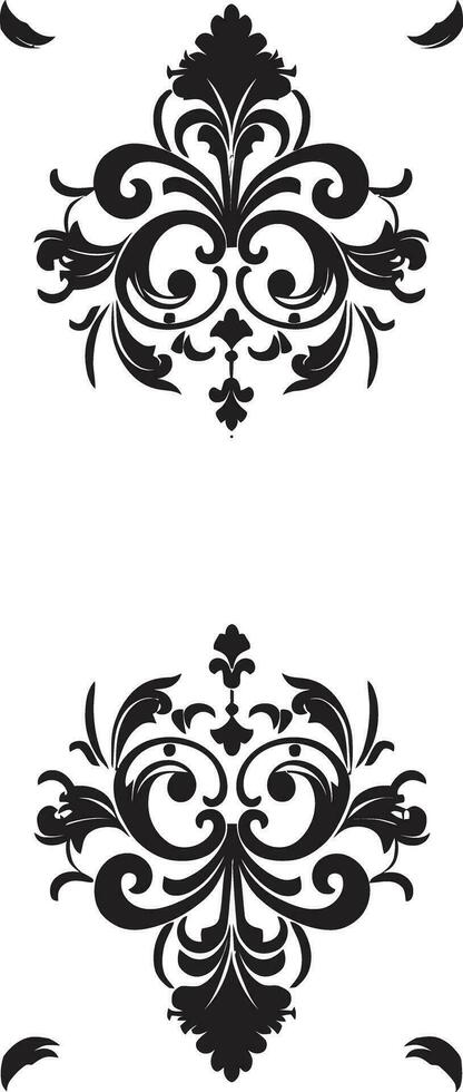 Floral Serenade Wedding Couple Emblem Eternal Petals Black Vector Symbol