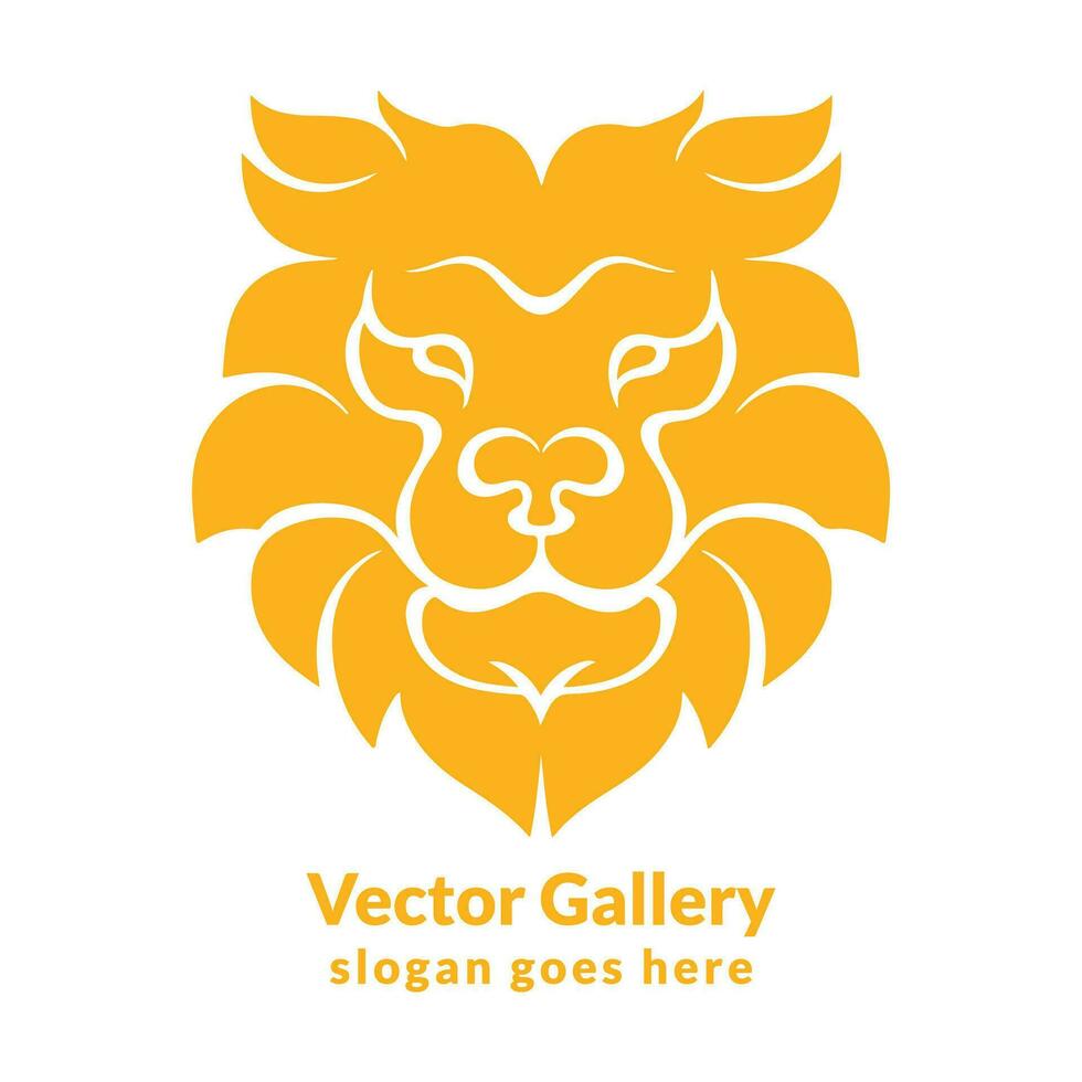 gratis vector plano chino nuevo año león danza ilustración y león cara logo