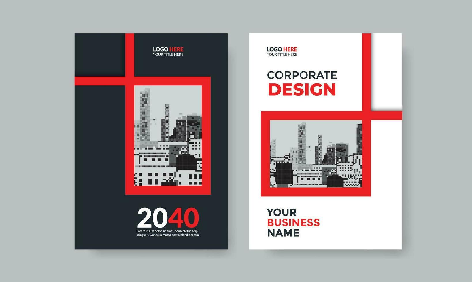 Corporate Cover Design Template in A4 size, annual report, poster, Corporate Presentation, magazine cover, vector cover design template