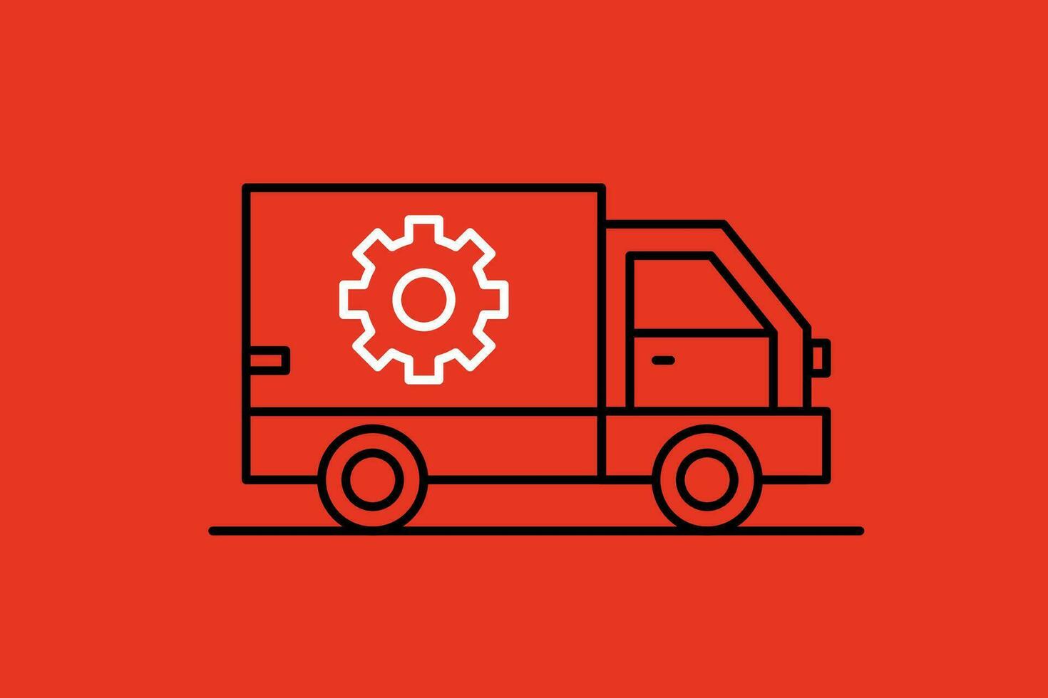 delivery truck icon design, vector illustration eps10 graphic.