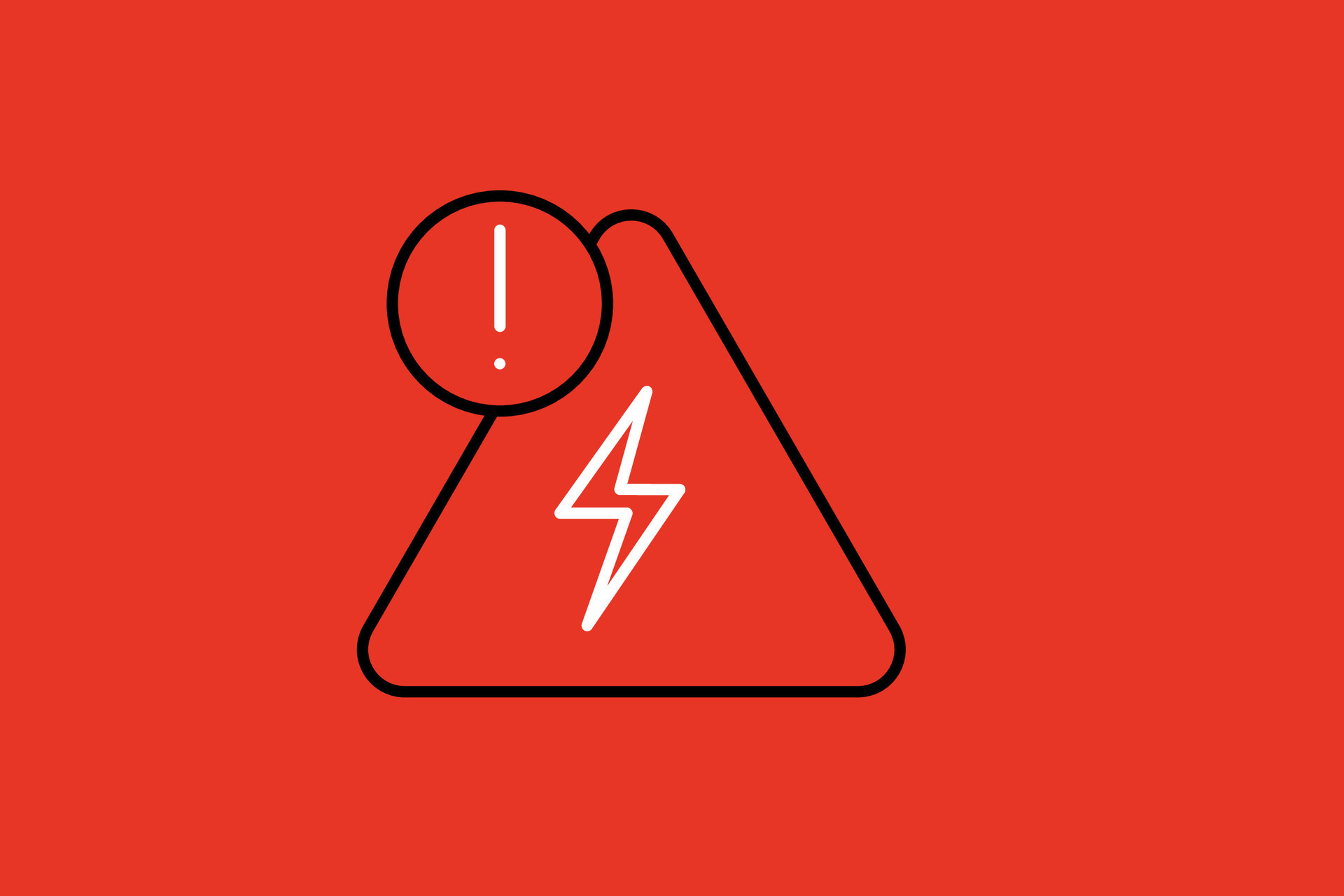 Warning sign icon. Caution symbol. Hazard warning sign. Vector