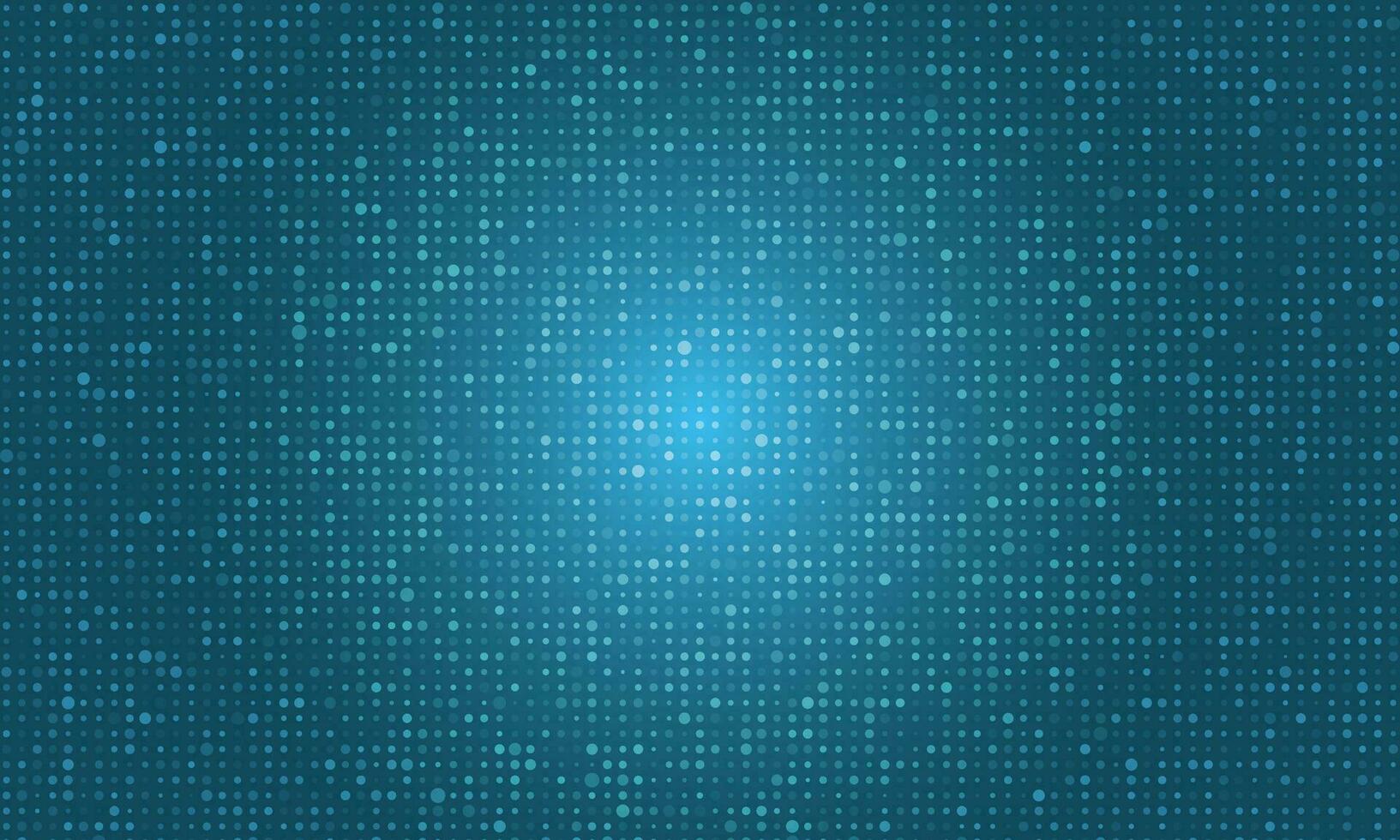 Halftone dots on blue background. vector