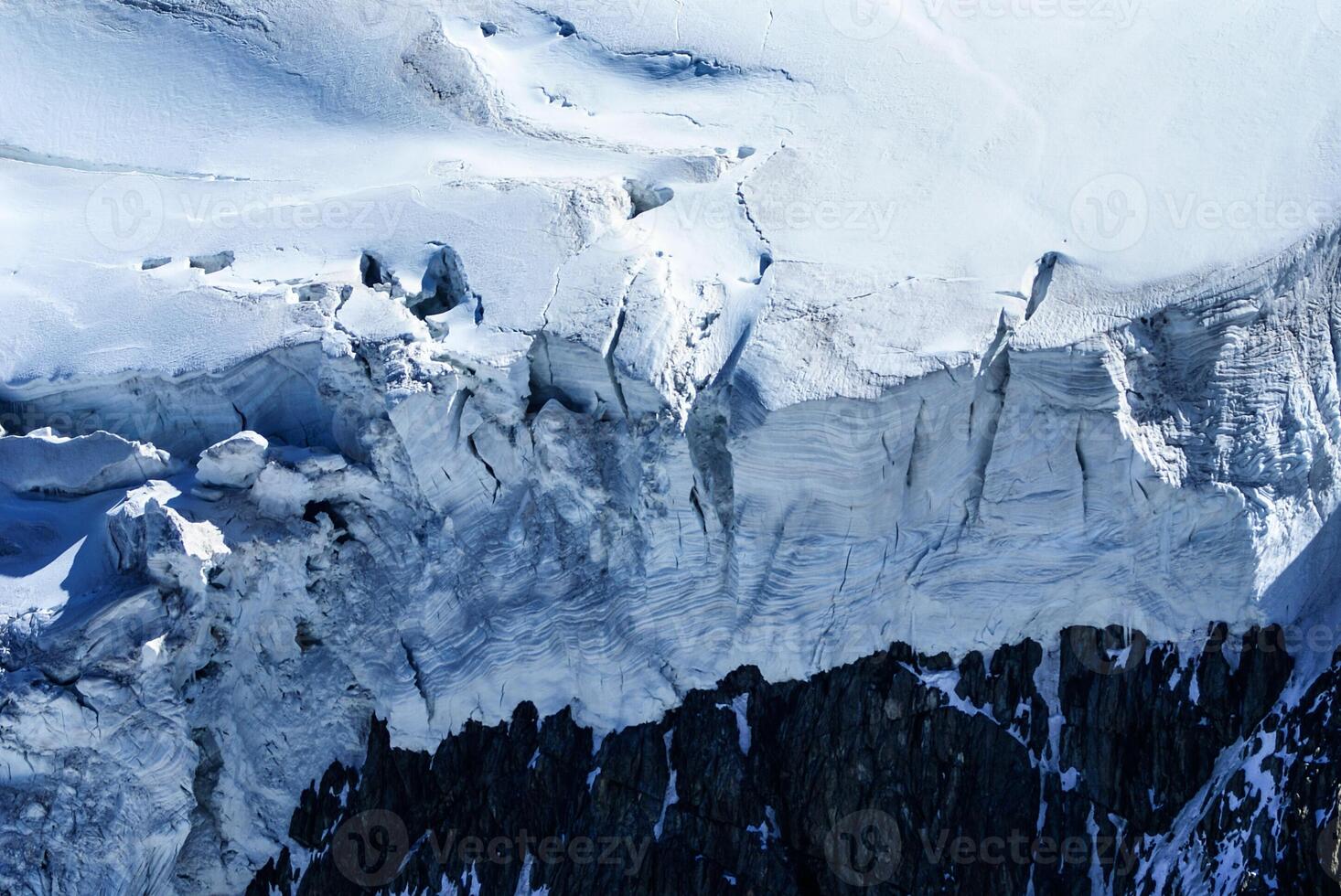 Breithorn peak in Swiss Alps seen from klein Matterhorn photo