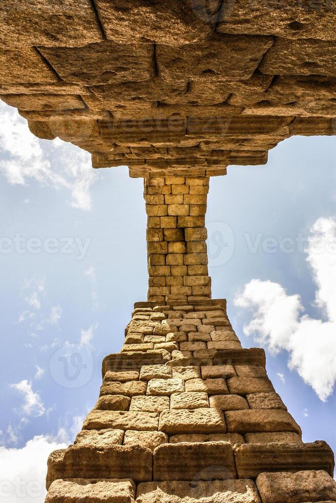 Aqueduct in Segovia, Castilla y Leon, Spain. photo