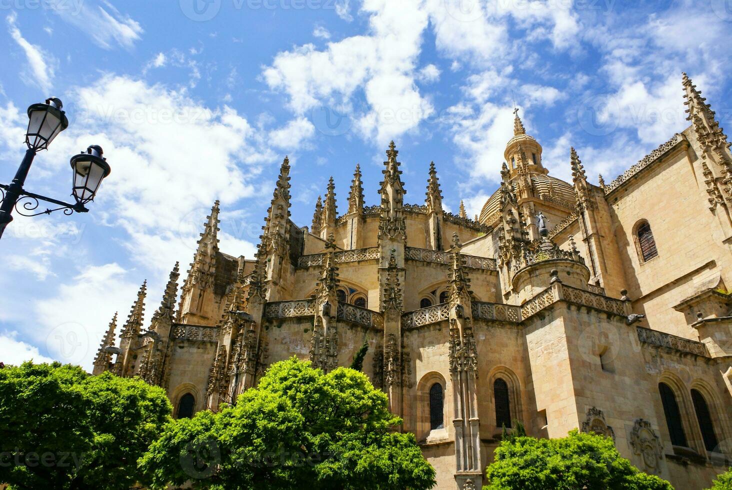 Segovia Cathedral, a Roman Catholic religious church in Segovia, Spain. photo