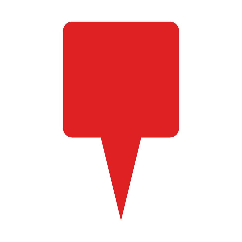 map pin icon for graphic and web design vector