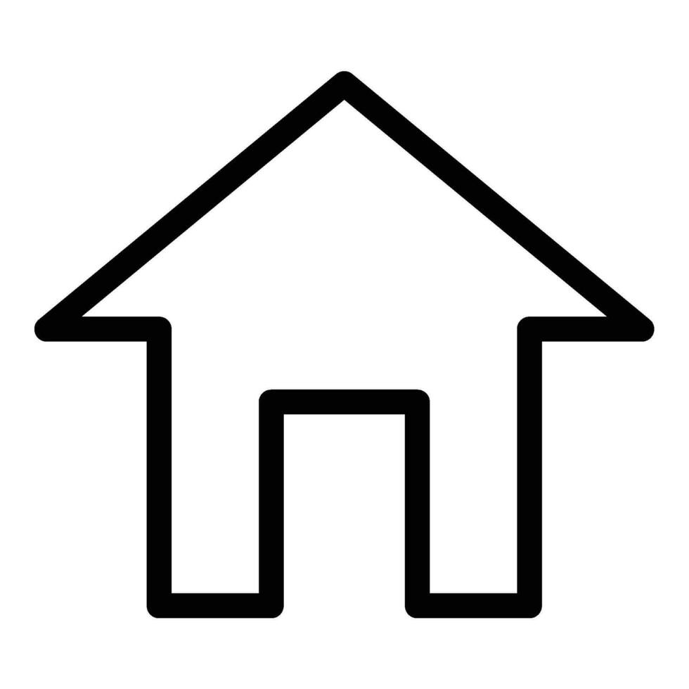 house icon for graphic and web design vector