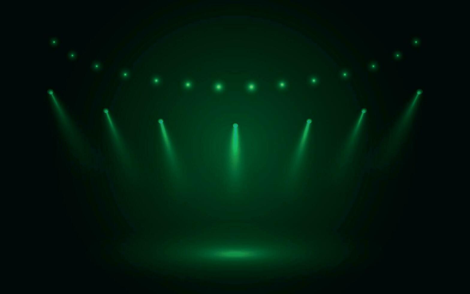 Abstract background stadium stage hall with scenic lights vector