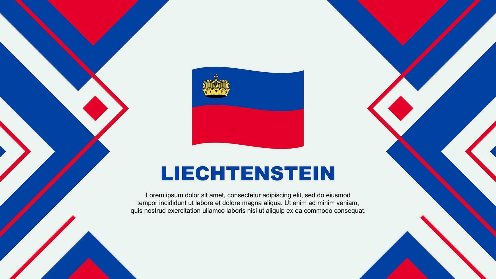 Liechtenstein bandera resumen antecedentes diseño modelo. Liechtenstein independencia día bandera fondo de pantalla vector ilustración. Liechtenstein ilustración