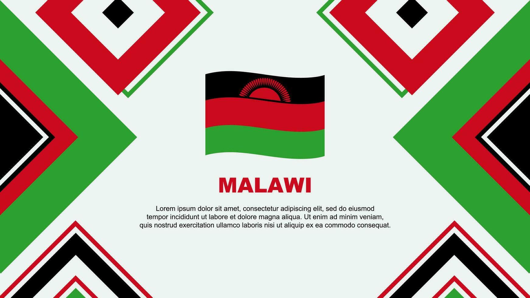 malawi bandera resumen antecedentes diseño modelo. malawi independencia día bandera fondo de pantalla vector ilustración. malawi independencia día