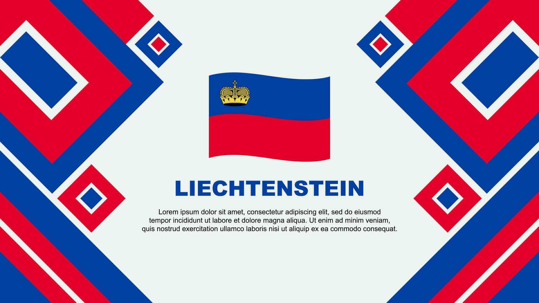 Liechtenstein bandera resumen antecedentes diseño modelo. Liechtenstein independencia día bandera fondo de pantalla vector ilustración. Liechtenstein dibujos animados