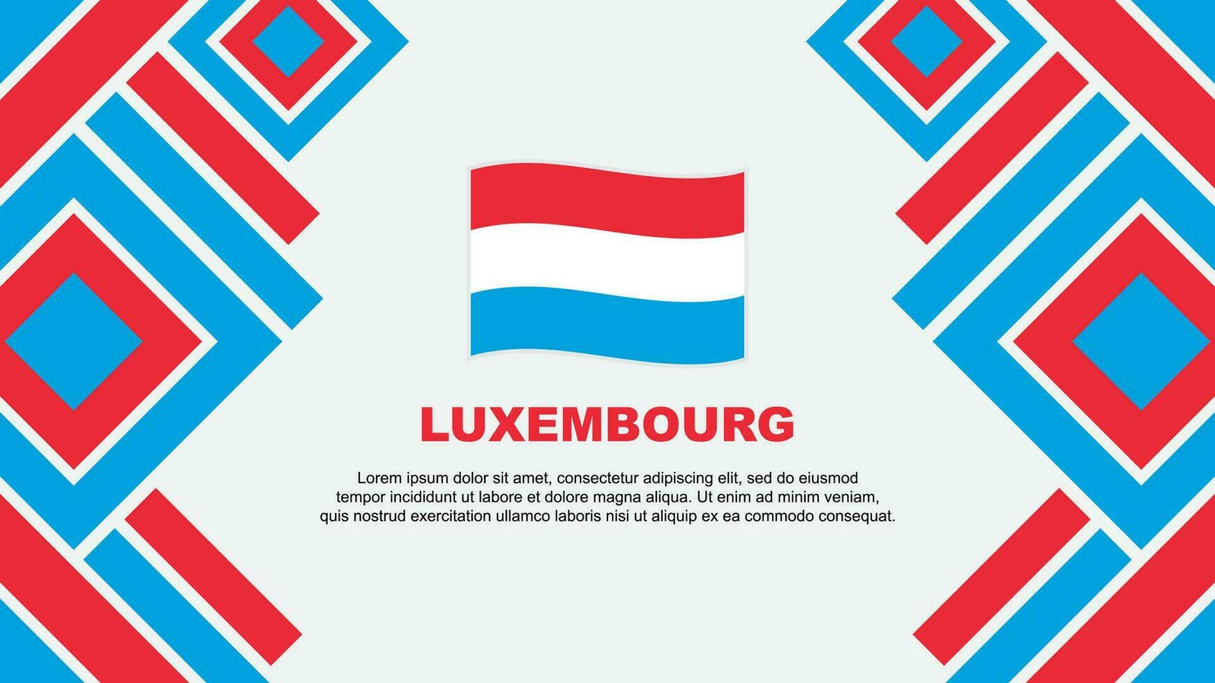 Luxemburgo bandera resumen antecedentes diseño modelo. Luxemburgo independencia día bandera fondo de pantalla vector ilustración. Luxemburgo