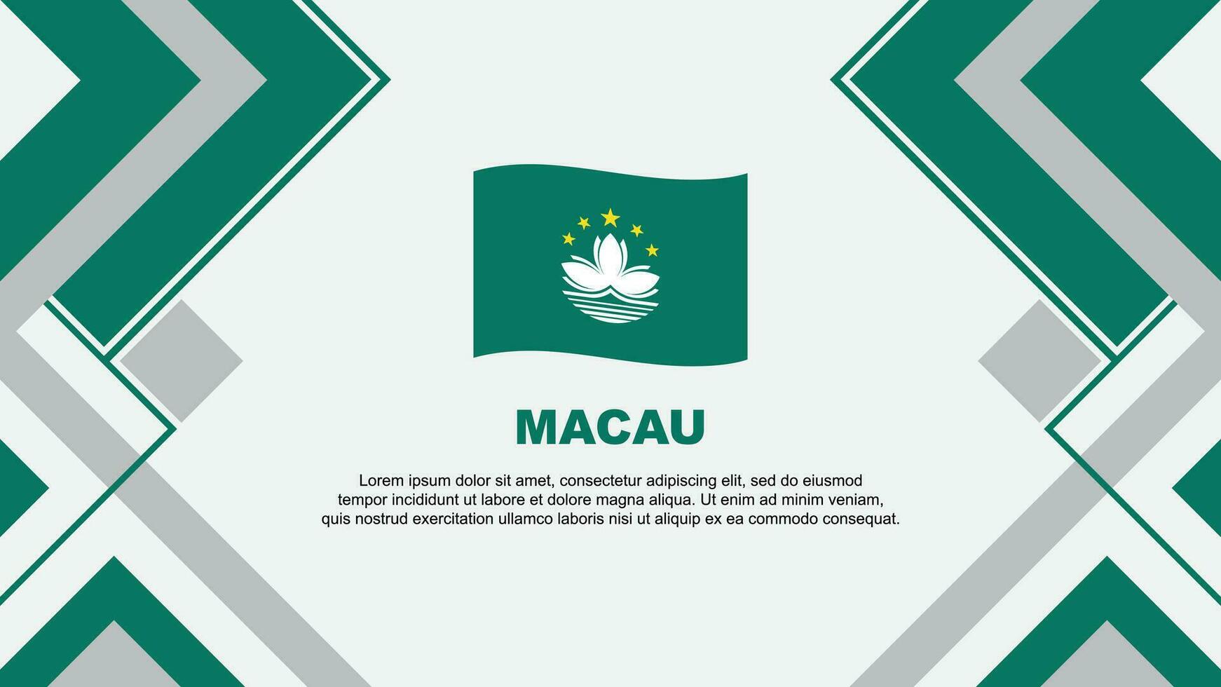 Macao bandera resumen antecedentes diseño modelo. Macao independencia día bandera fondo de pantalla vector ilustración. Macao bandera