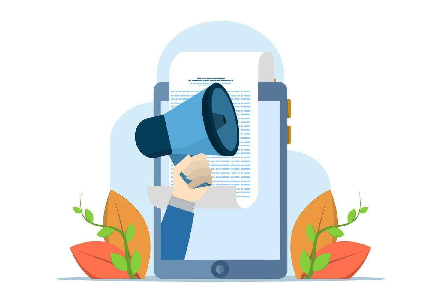 Tabloids with headlines. Reporting, journalism design element. Mass media, press releases. Newspaper publishing, daily news, propaganda ideas. Isolated vector metaphor concept illustration.
