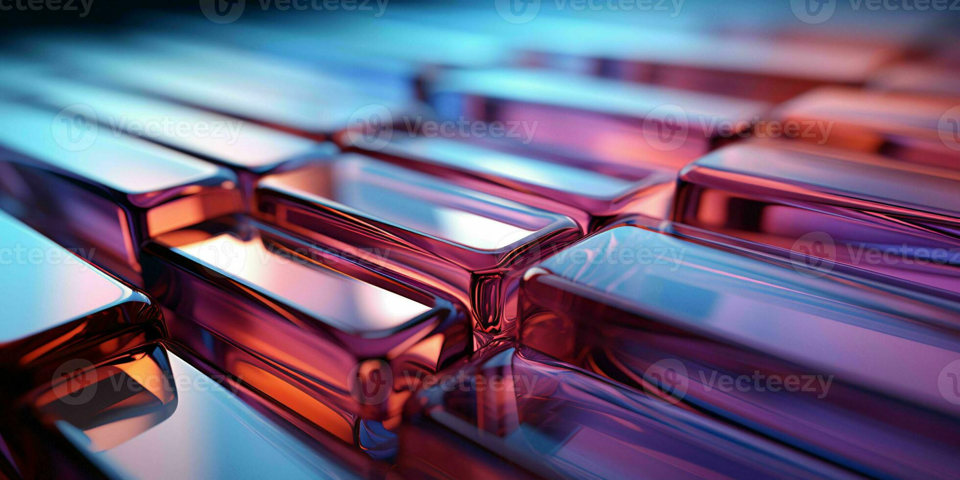 AI generated Abstract and Colorful Glass Background. Generative AI photo