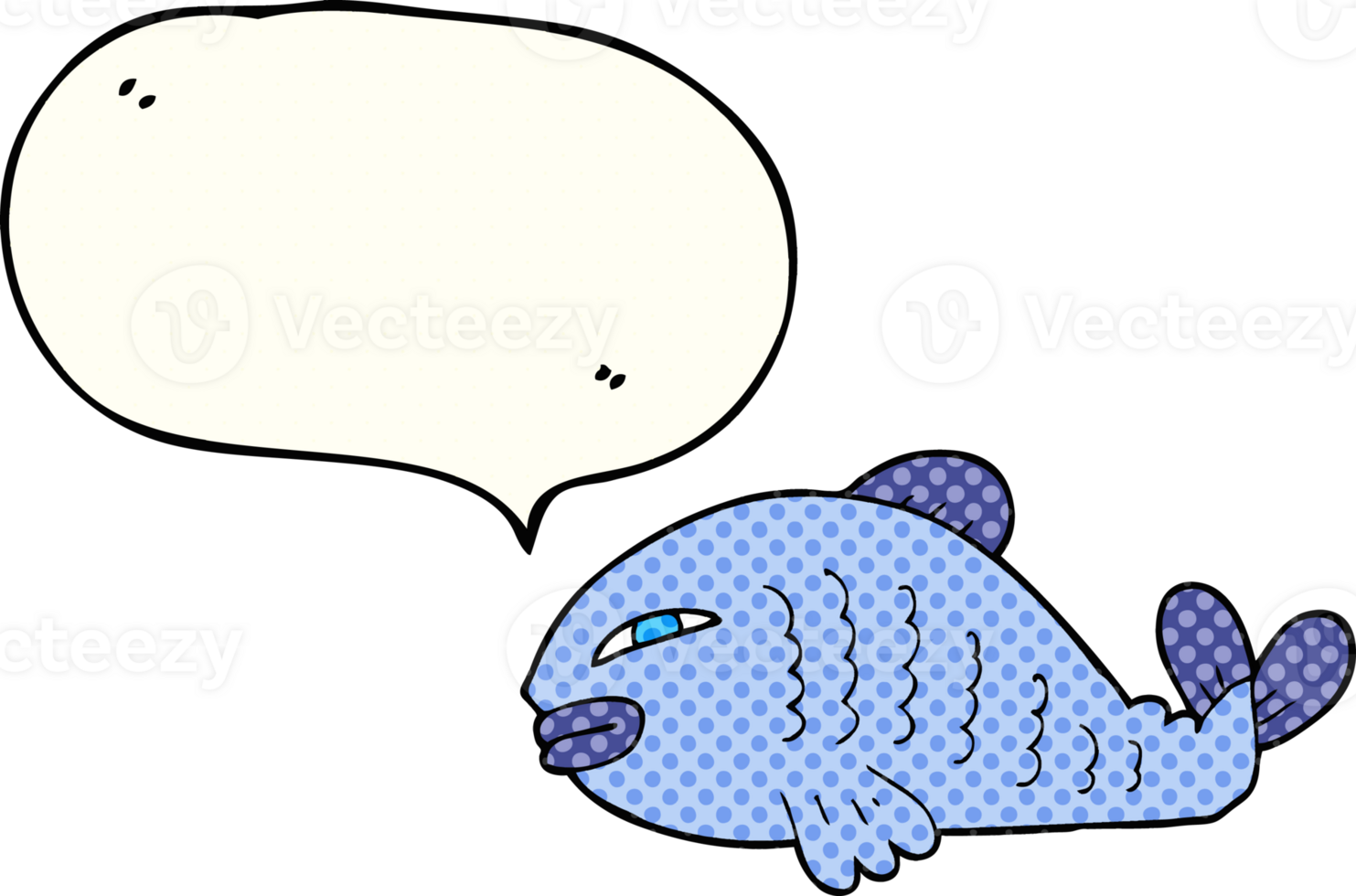 comic book speech bubble cartoon fish png