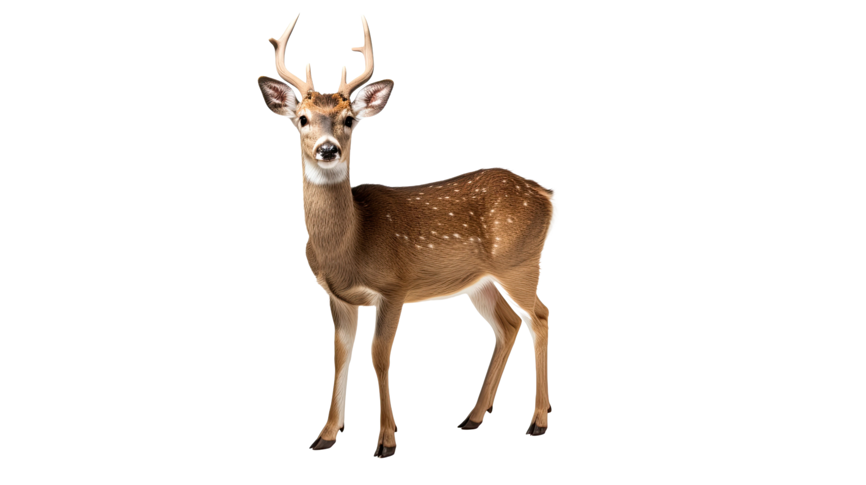 AI generated Deer isolated on a transparent background png