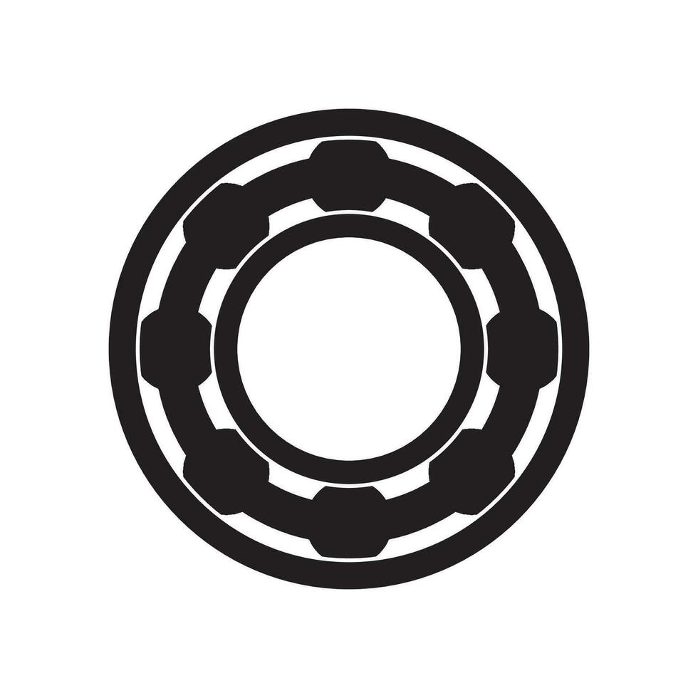 bearings icon logo vector design template