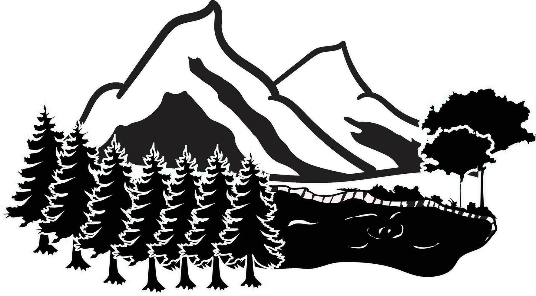 Mountain Logo template design vector illustration