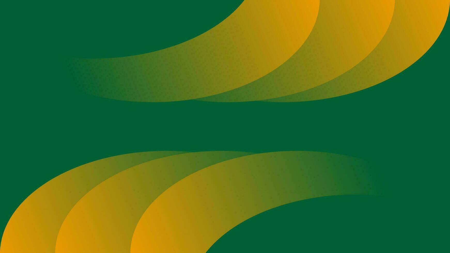 Vector abstract green background with waves suitable for desktop wallpaper, banner or poster background and so on