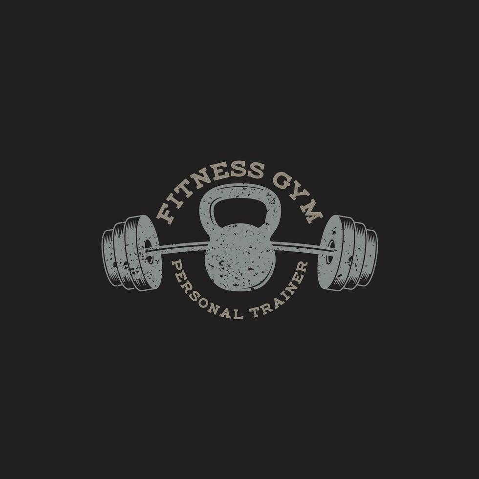 Fitness Gym- Badge -Logo vector