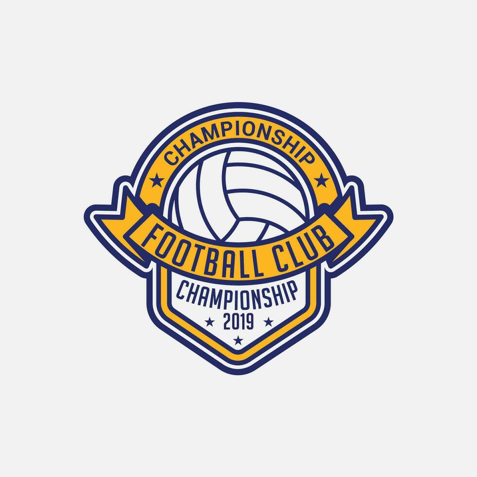 Volleyball Logo Badge and Sticker vector
