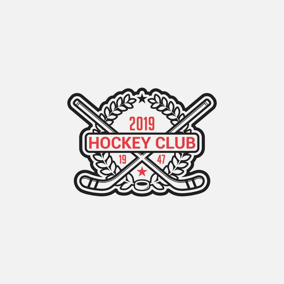 Hockey Logo Badge and Sticker vector