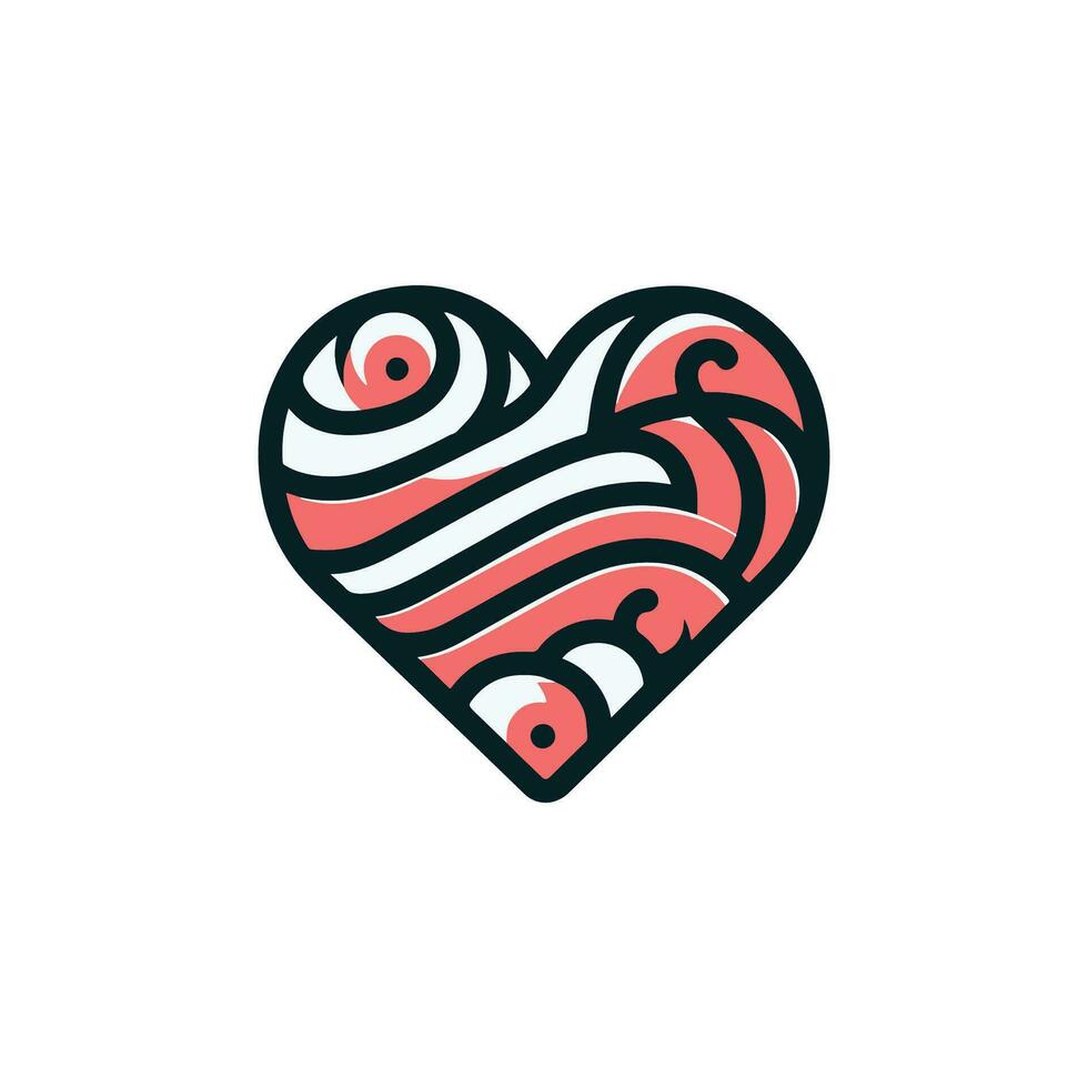amor corazón símbolo íconos . amor ilustración vector corazones