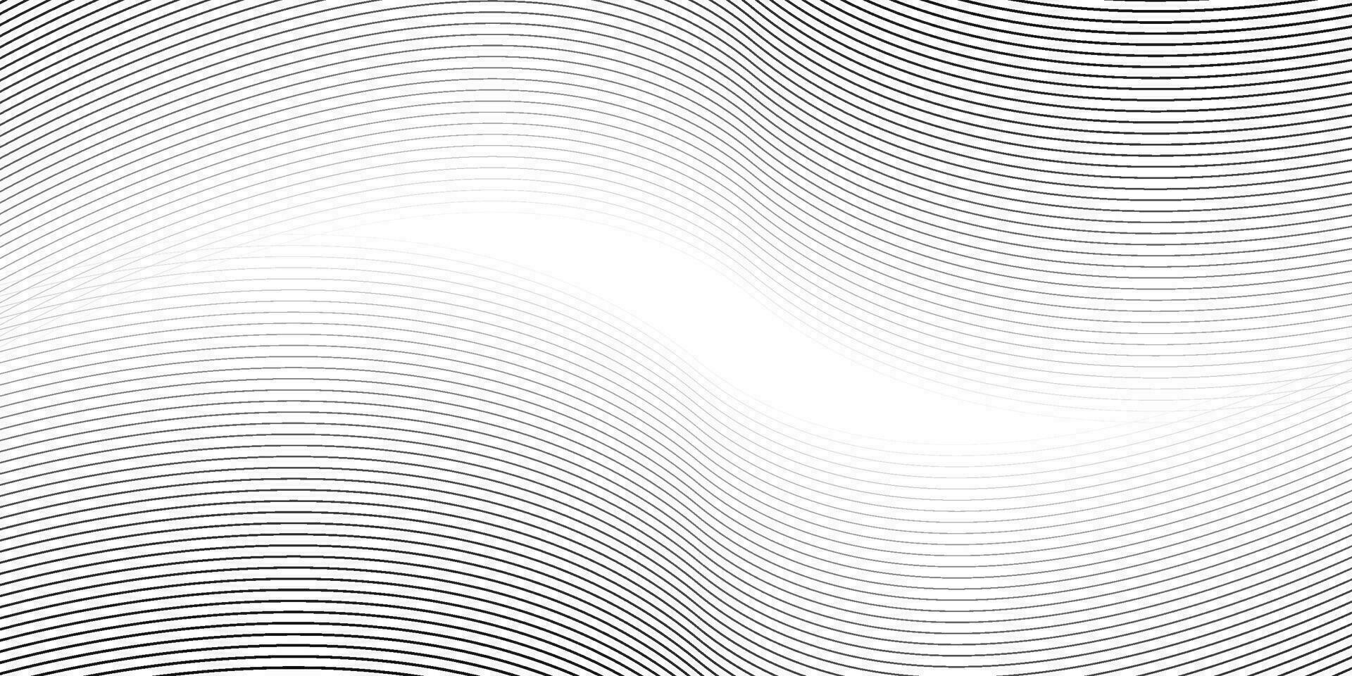 Abstract warped Striped Background. Vector curved twisted slanting, waved lines pattern. Brand new style for your business design