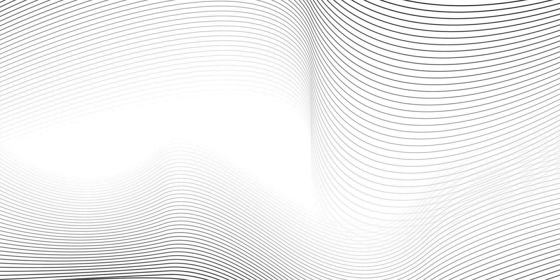 Abstract warped Striped Background. Vector curved twisted slanting, waved lines pattern. Brand new style for your business design