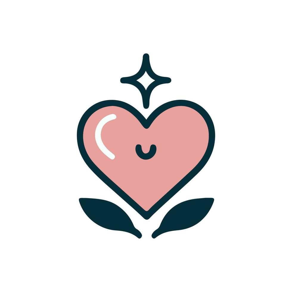 Love Heart Symbol Icons . Love Illustration Vector Hearts