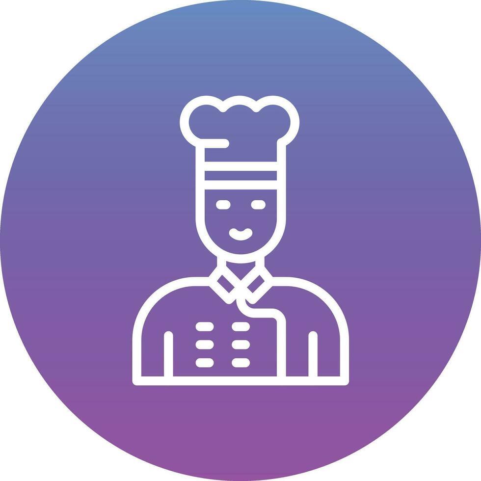 icono de vector de chef