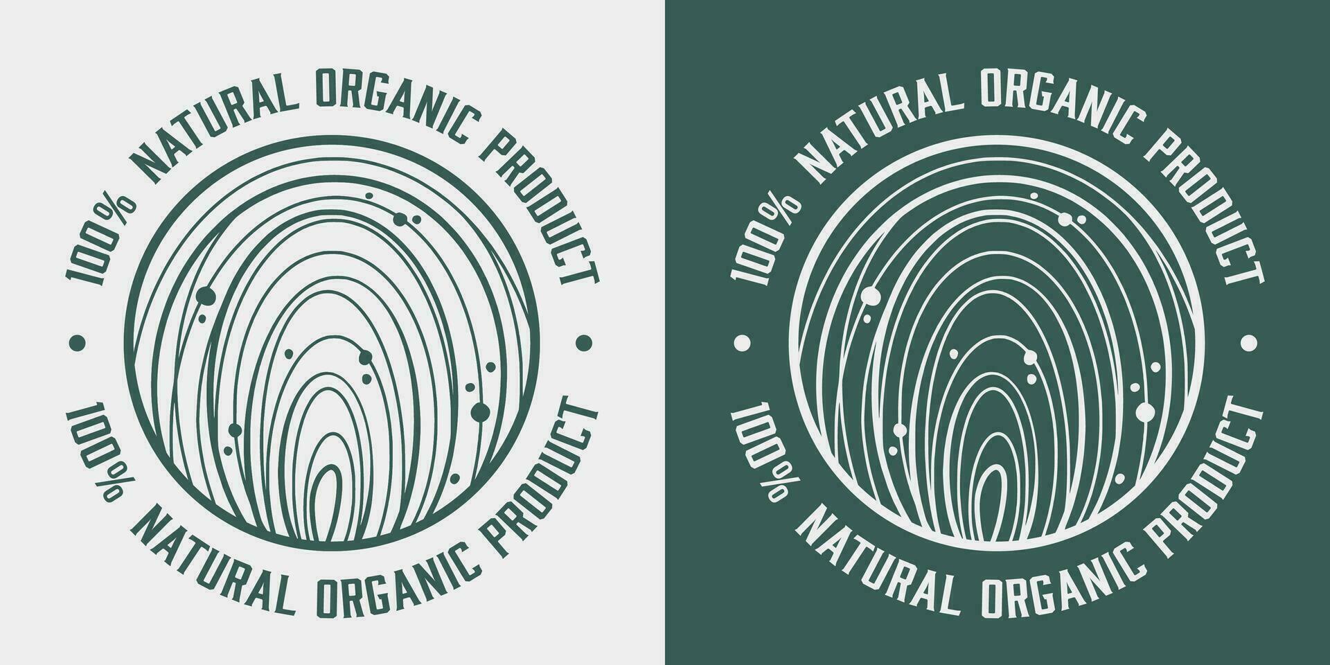 Organic health natural vegan ecology product logo vector