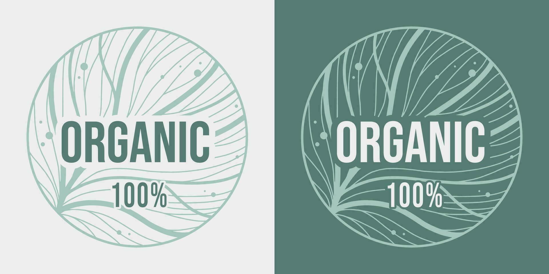 orgánico sano comida etiqueta, natural vegano y vegetariano ecológico producto emblema vector