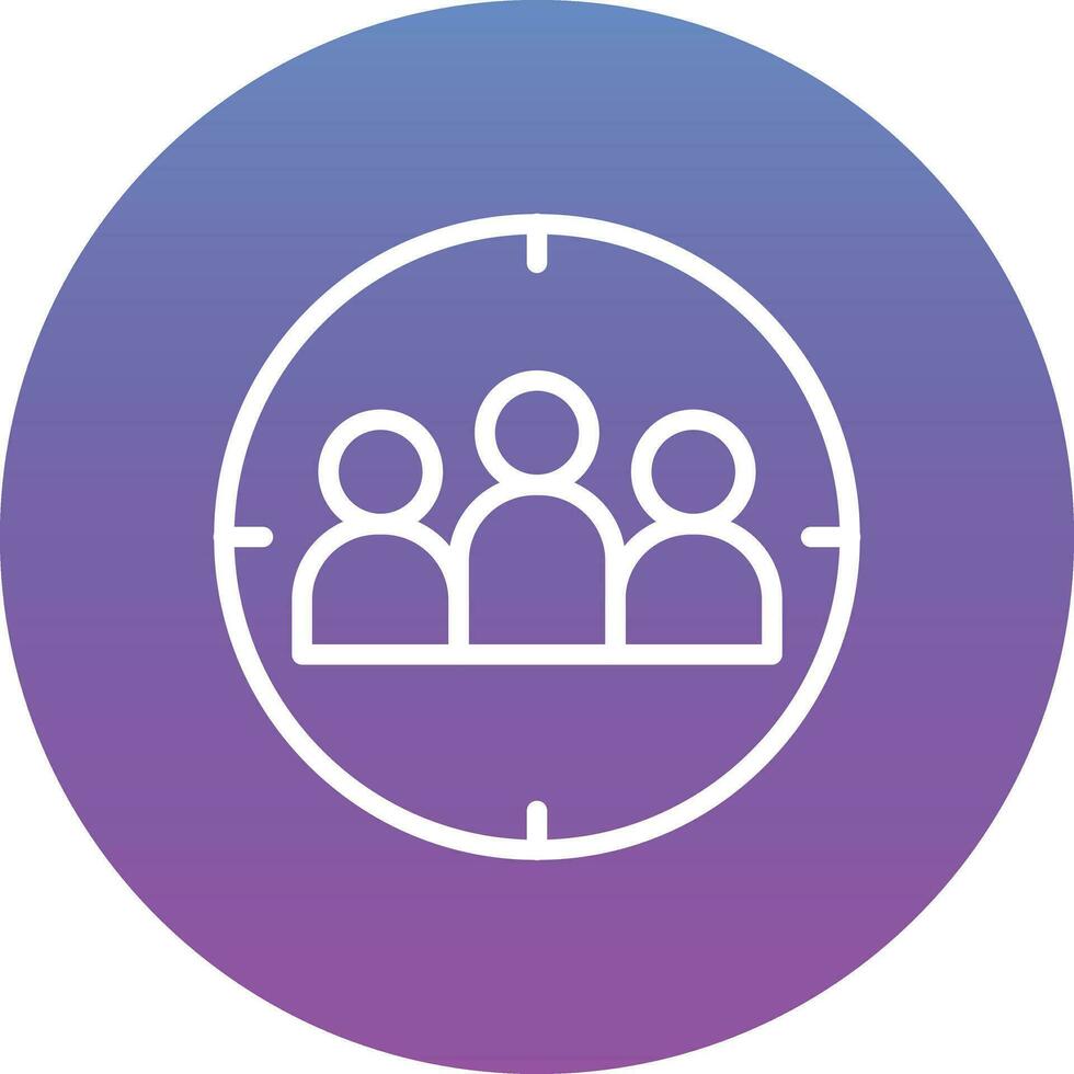 Target Audience Vector Icon
