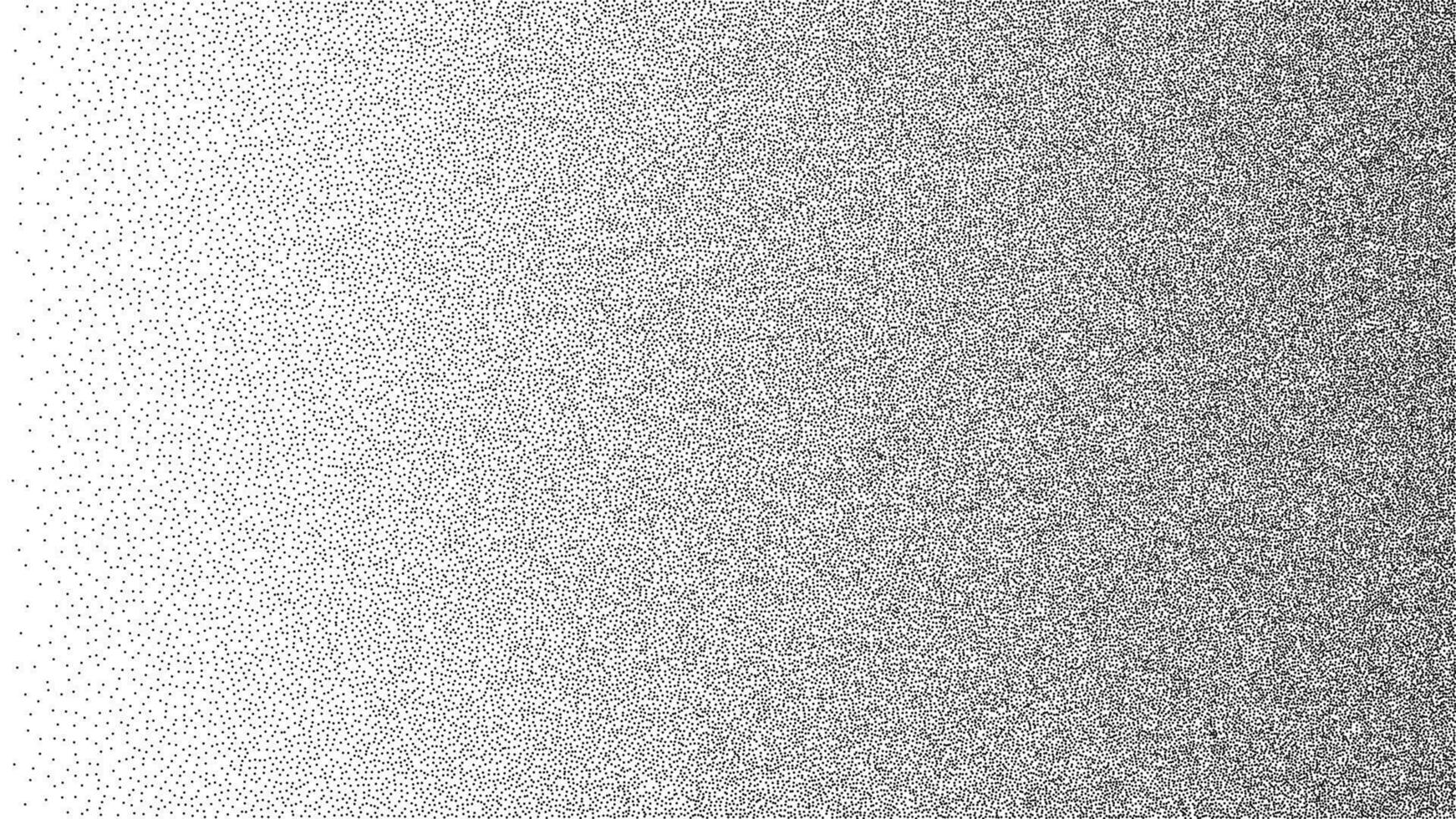 Gradient noise and dusty background. Gritty grain halftone pattern consisting of dots. Vector illustration.