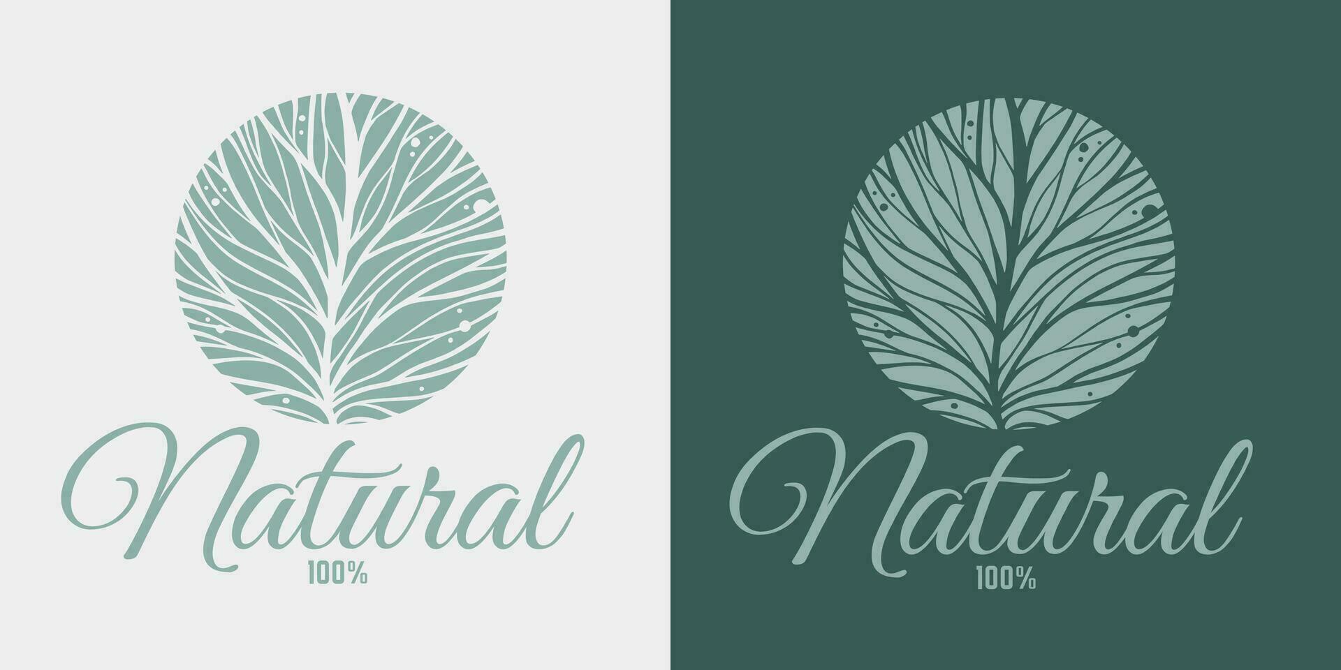 Organic healthy food label, natural vegan and vegetarian ecologic product emblem vector
