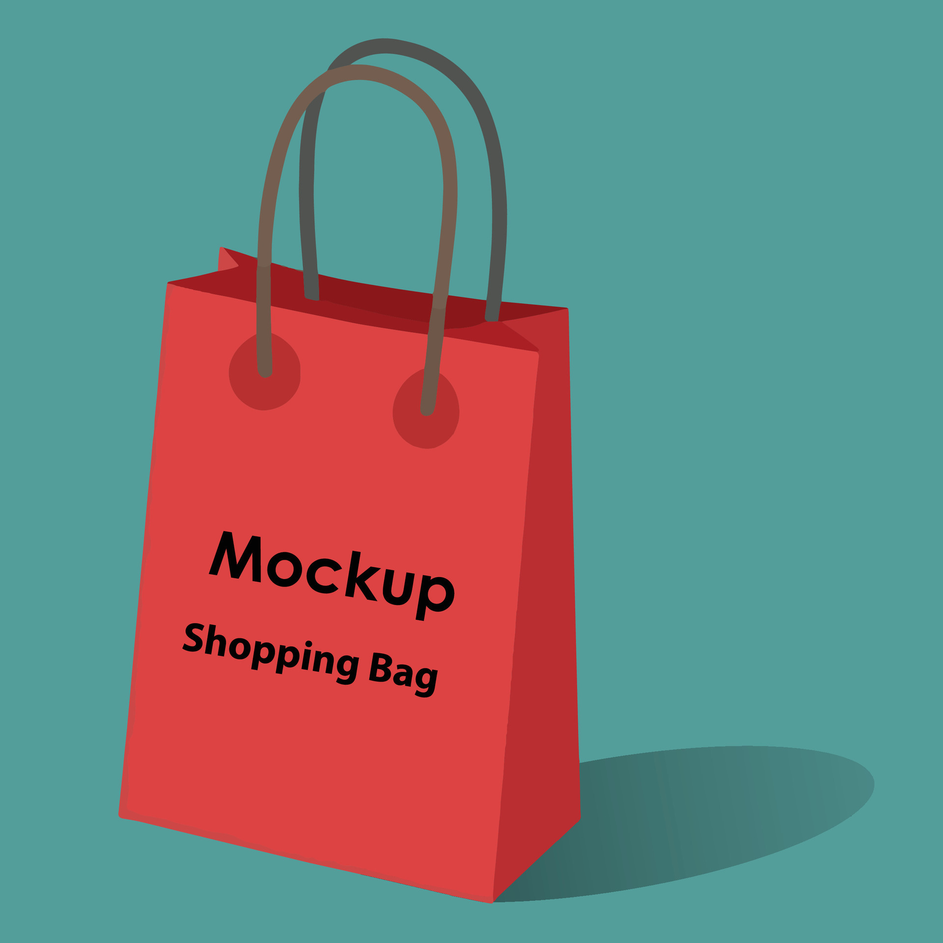 Shopping Bag Mockup Vector Illustration 36478352 Vector Art at Vecteezy