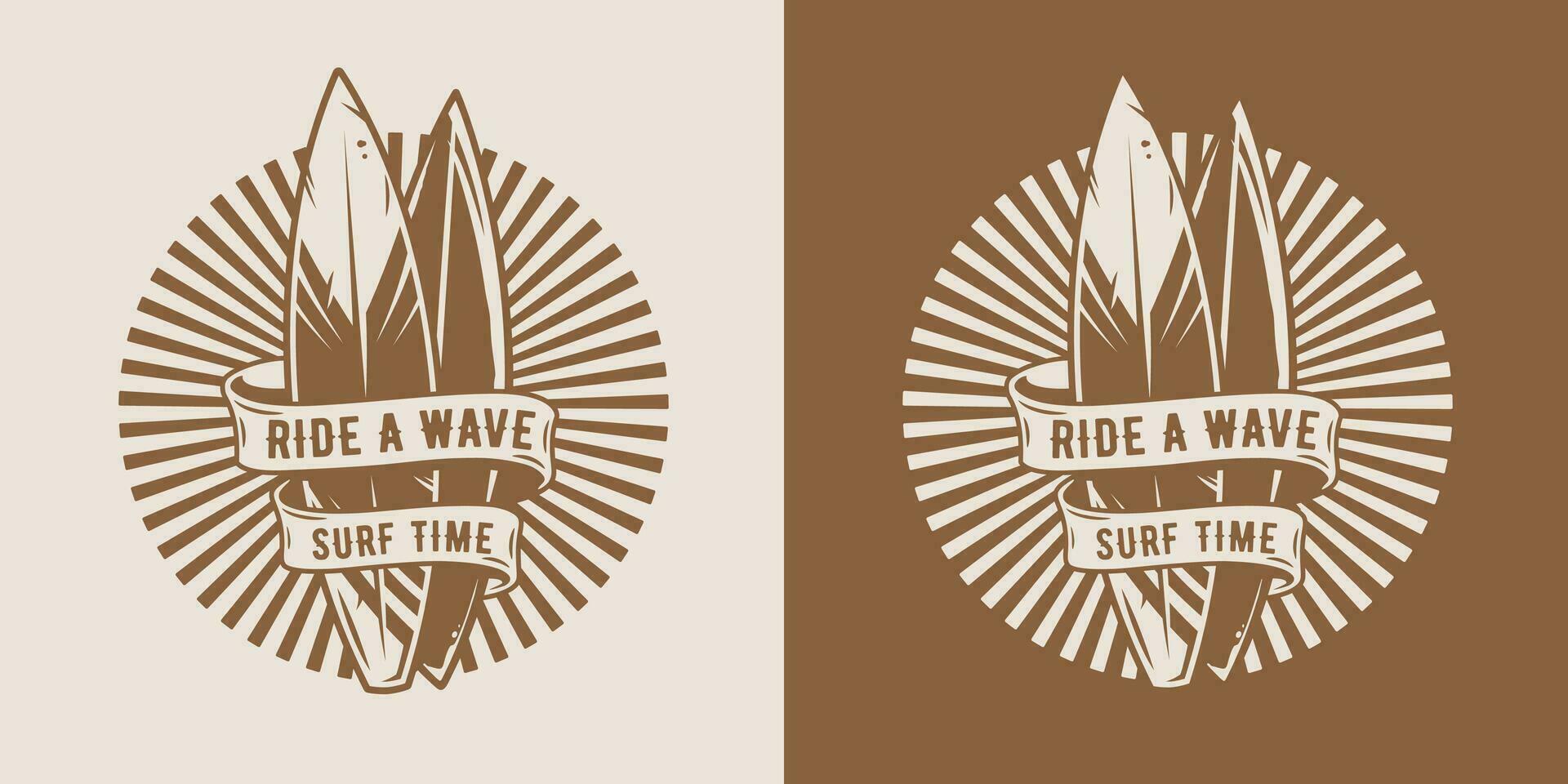 Surf board for surfing. Graphic hawaii surfboard vector