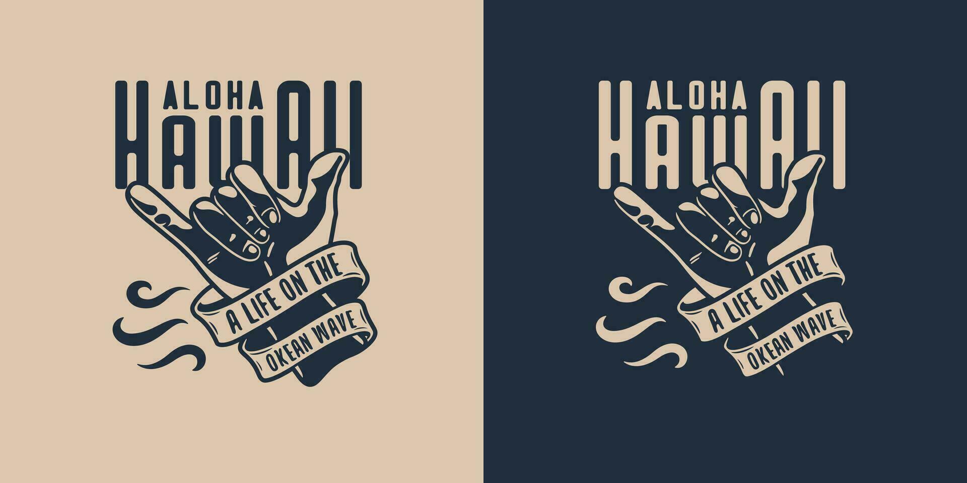 Hand that shows surfer hawaii gesture shaka, aloha vector