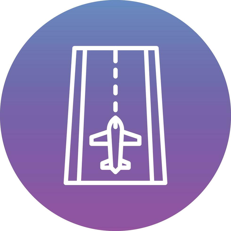 Runway Vector Icon