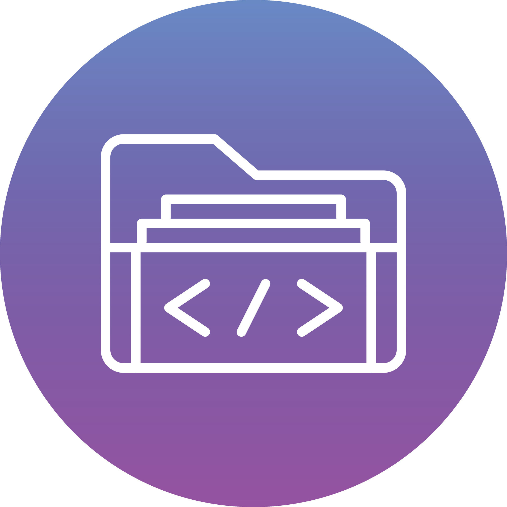 Coding Folder Vector Icon 36478990 Vector Art at Vecteezy