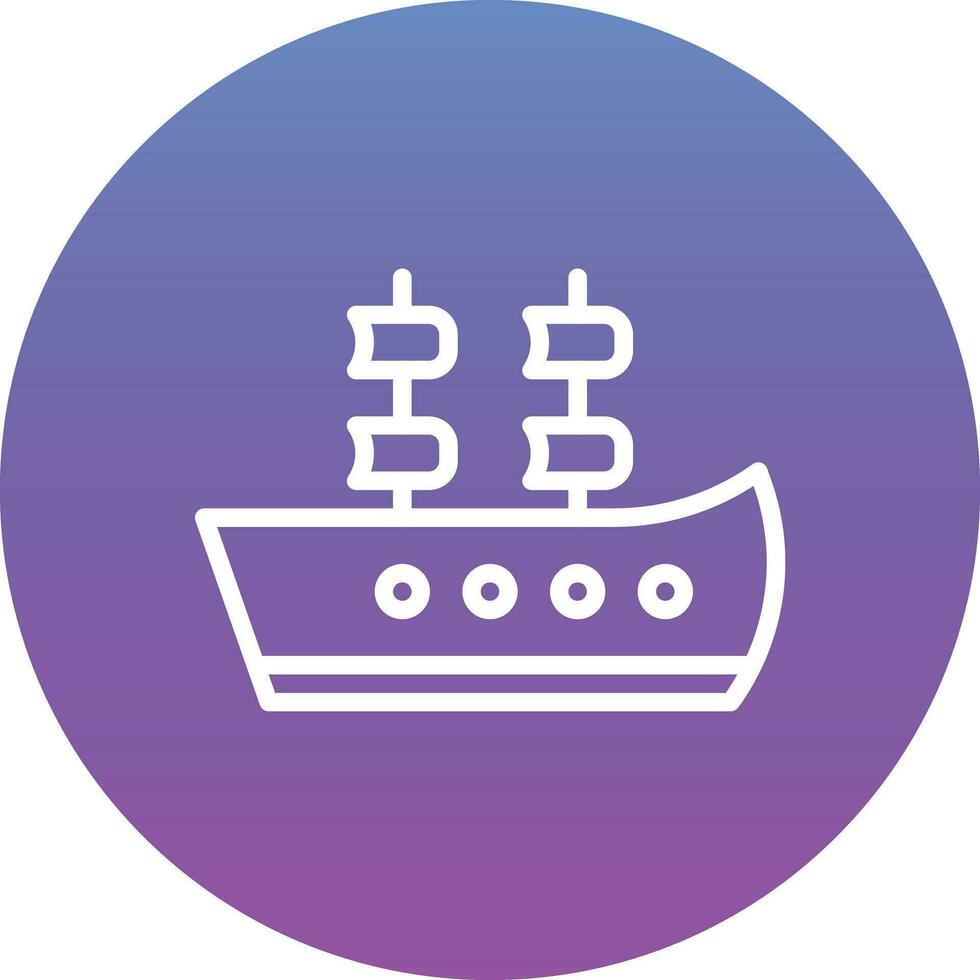 Galleon Vector Icon