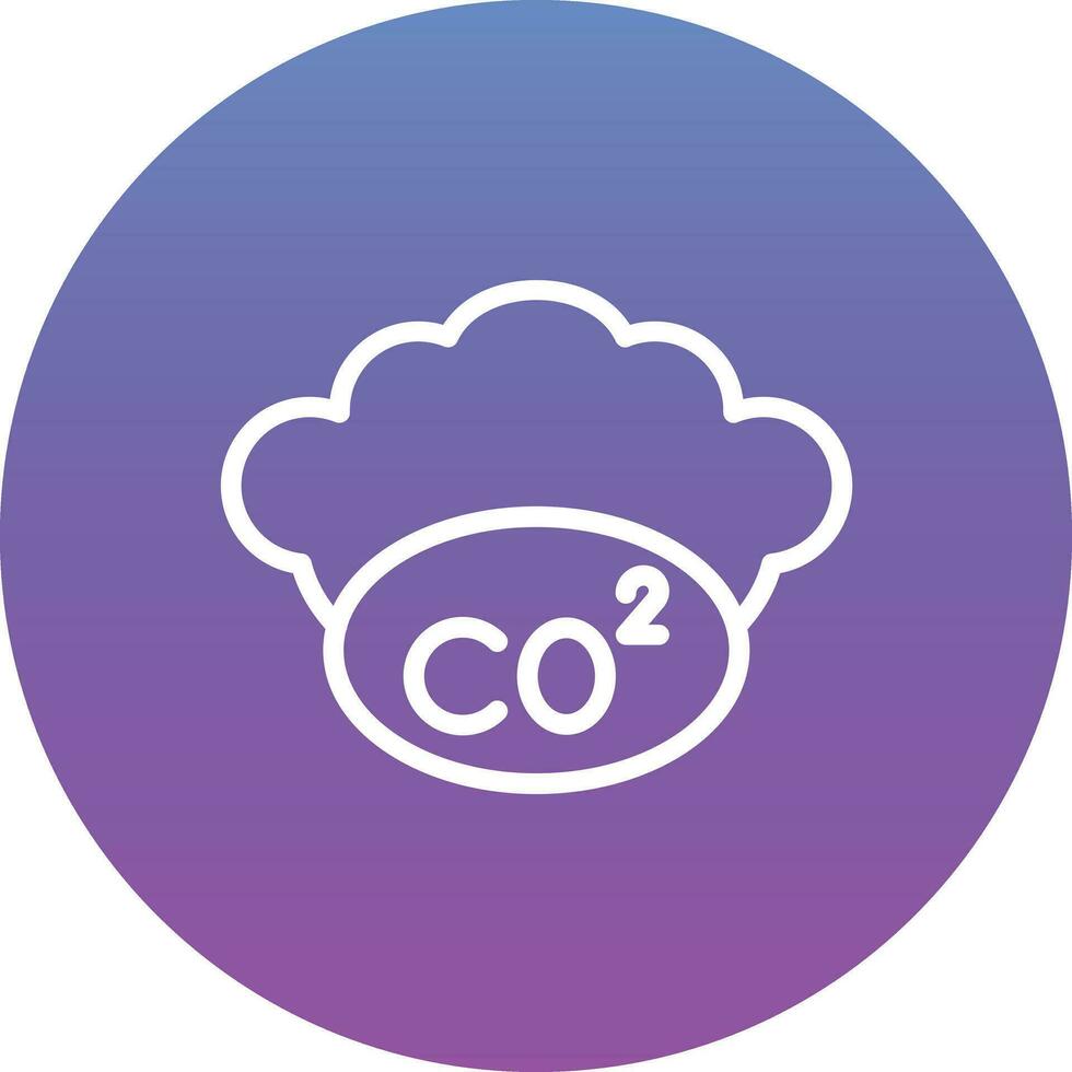 icono de vector de co2